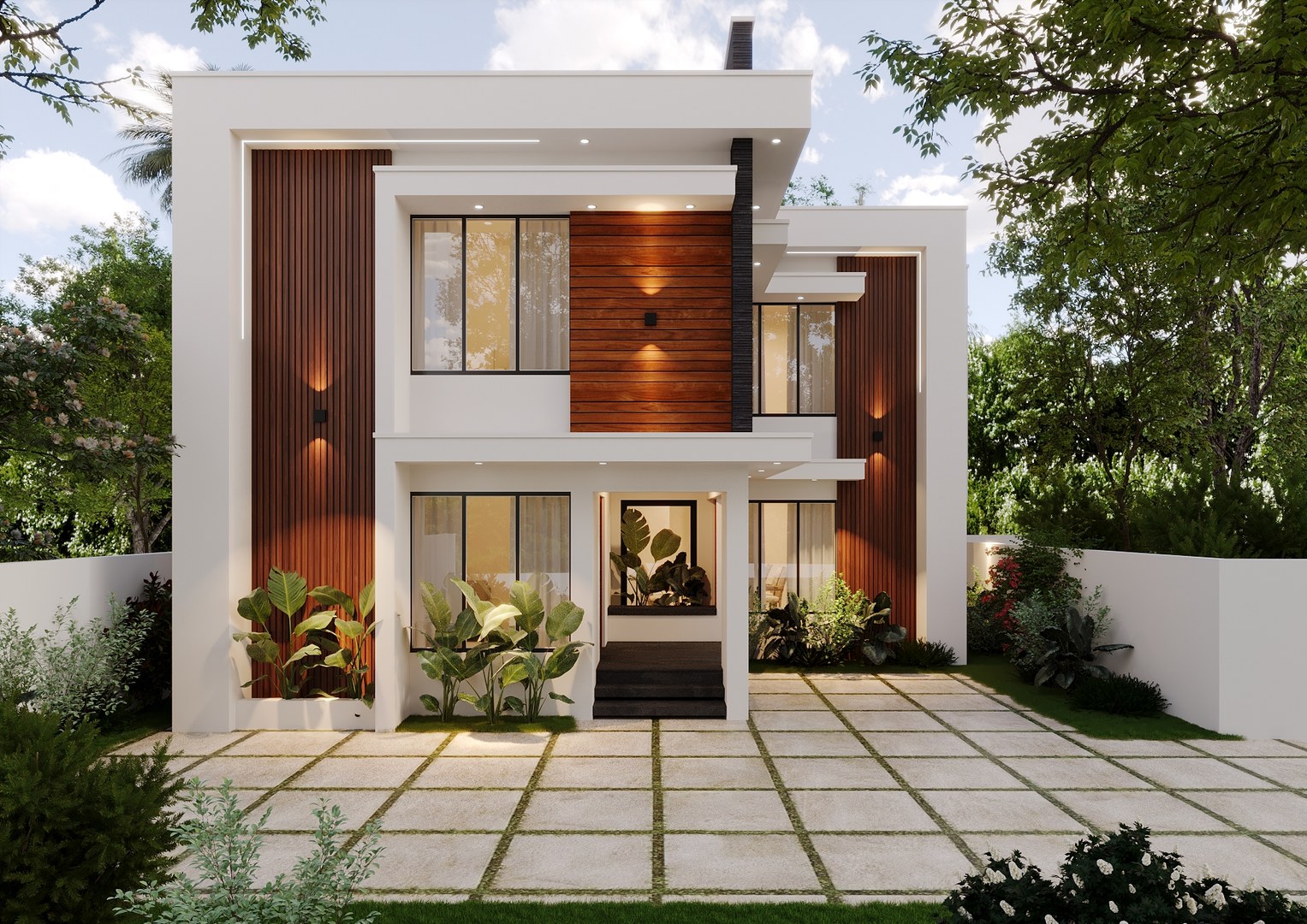 Contemporary villa design Kerala