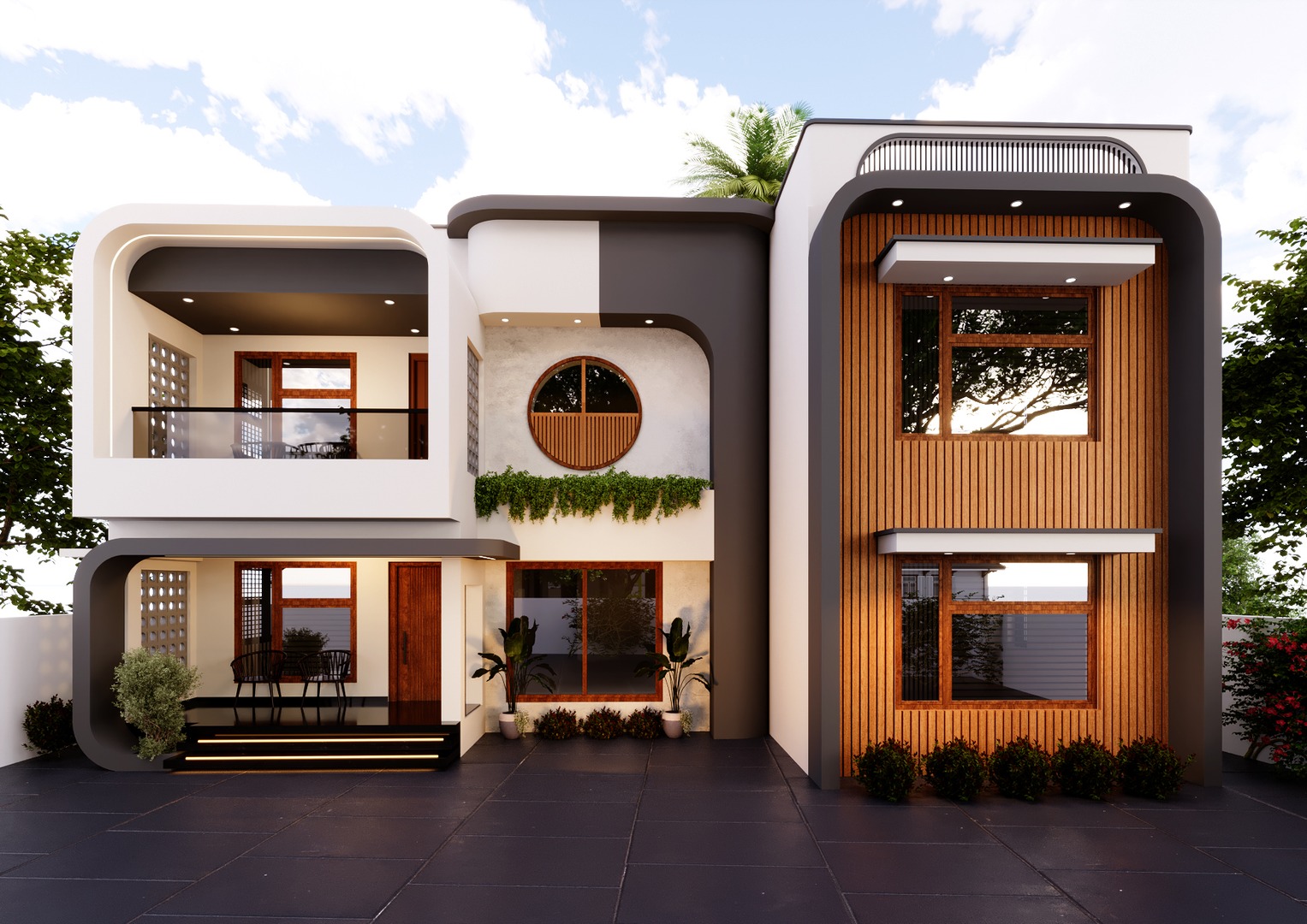A modern home by Matrix Infrastructures
