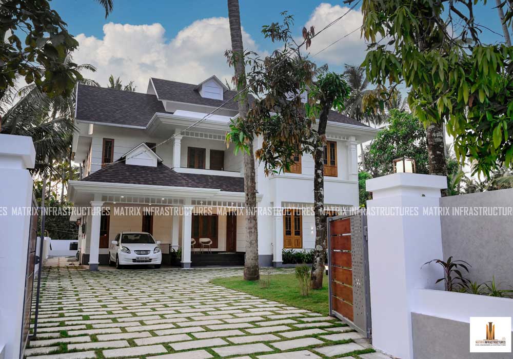 Residential building project — villa and home construction in Kerala