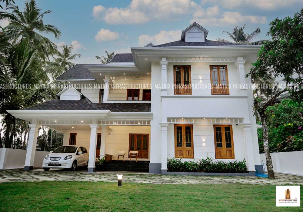 Residential building project — villa and home construction in Kerala