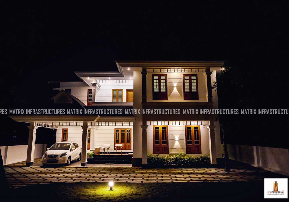 Residential building project — villa and home construction in Kerala