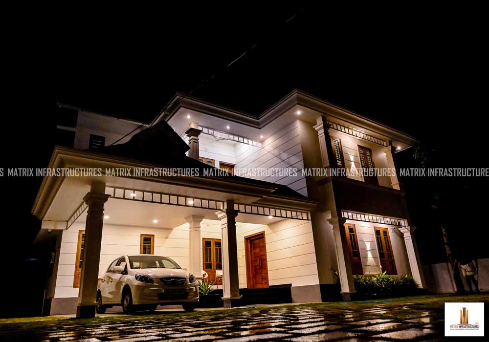 Commercial building — offices and retail construction in Kerala