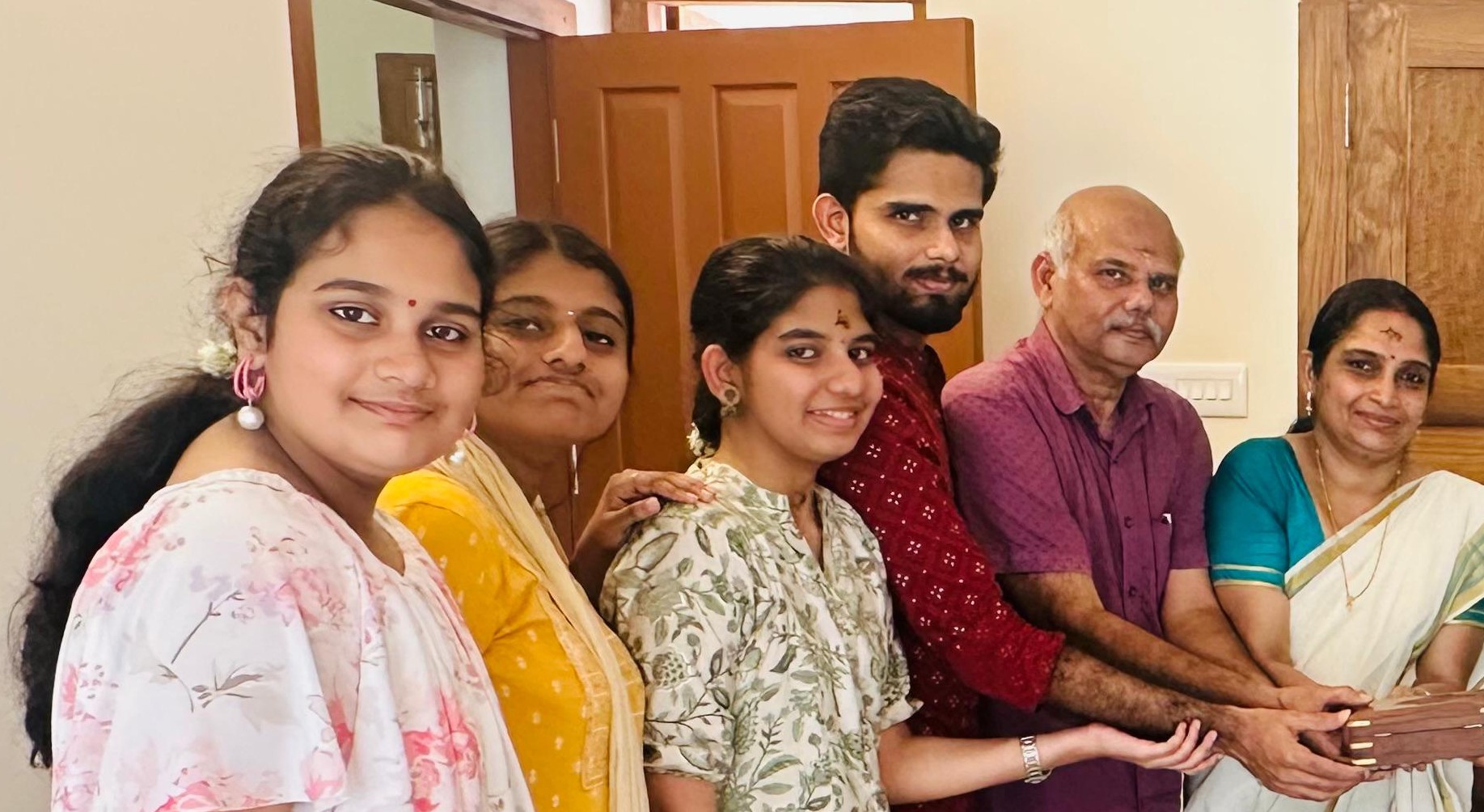 Yamuna with family